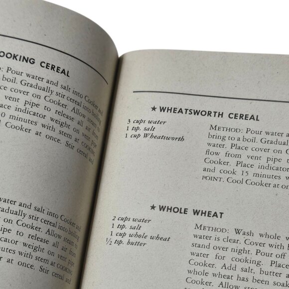 Wards Magic Seal Cookbook Supreme Pressure Sauce Pan Recipe Book 1950s Booklet - Picture 5 of 13